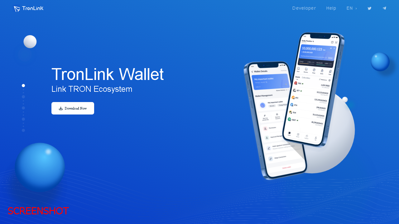 screenshot https://www.tronlink.org
