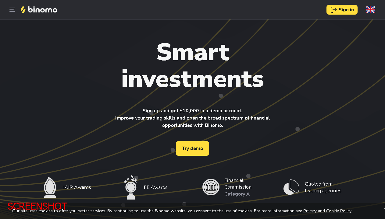 screenshot https://binomo.com