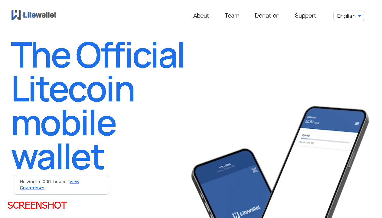 screenshot https://litewallet.io/