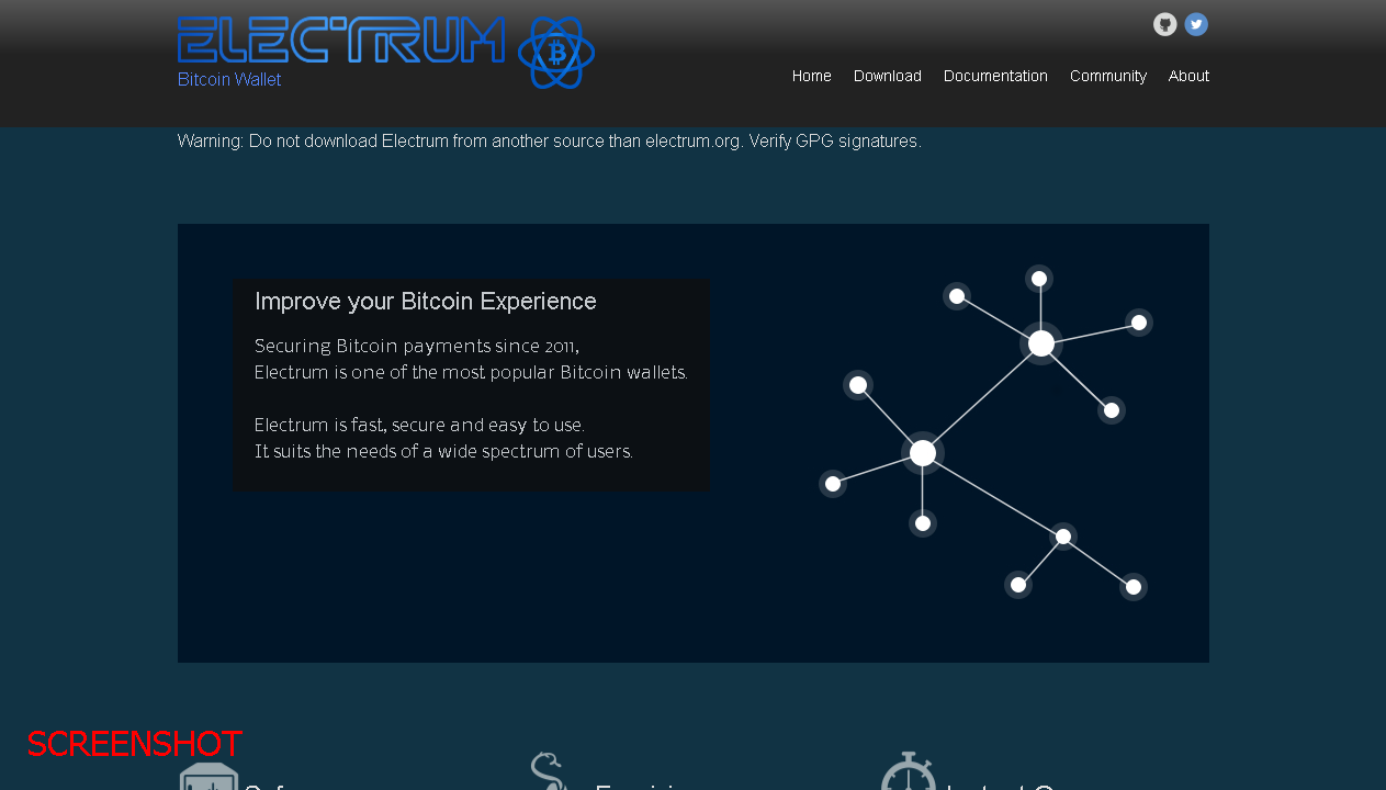screenshot https://electrum.org/