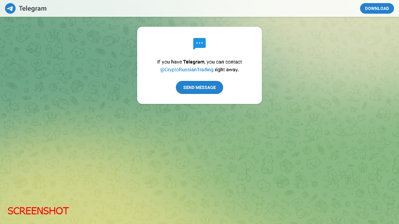 screenshot https://t.me/CryptoRussianTrading
