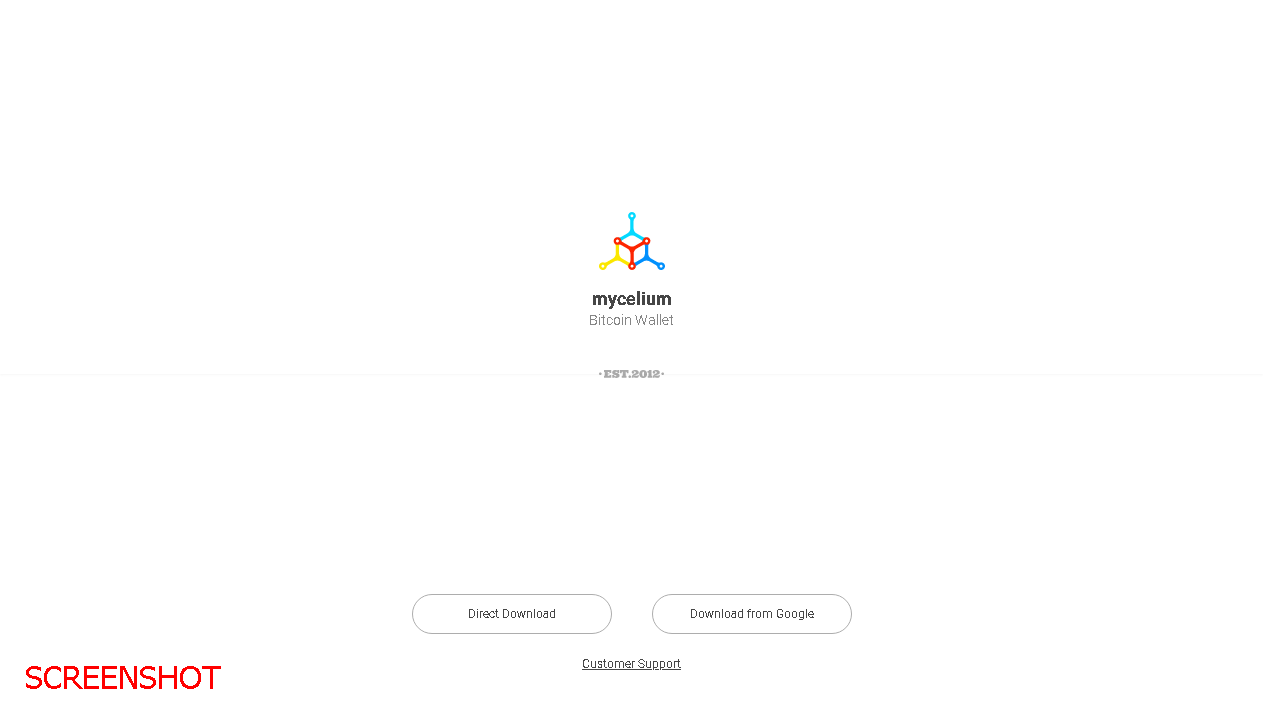 screenshot https://wallet.mycelium.com