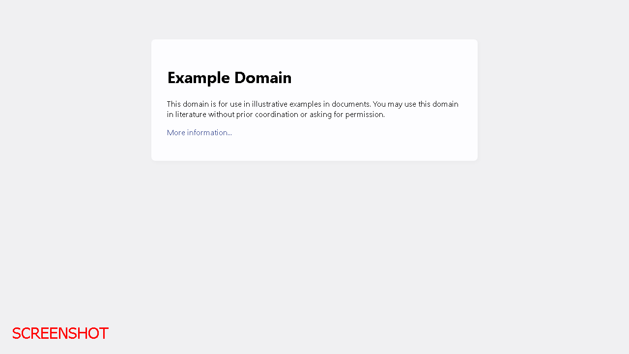 screenshot https://www.example.com