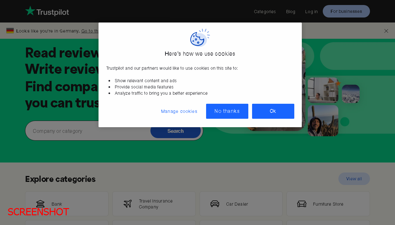 screenshot https://www.trustpilot.com/